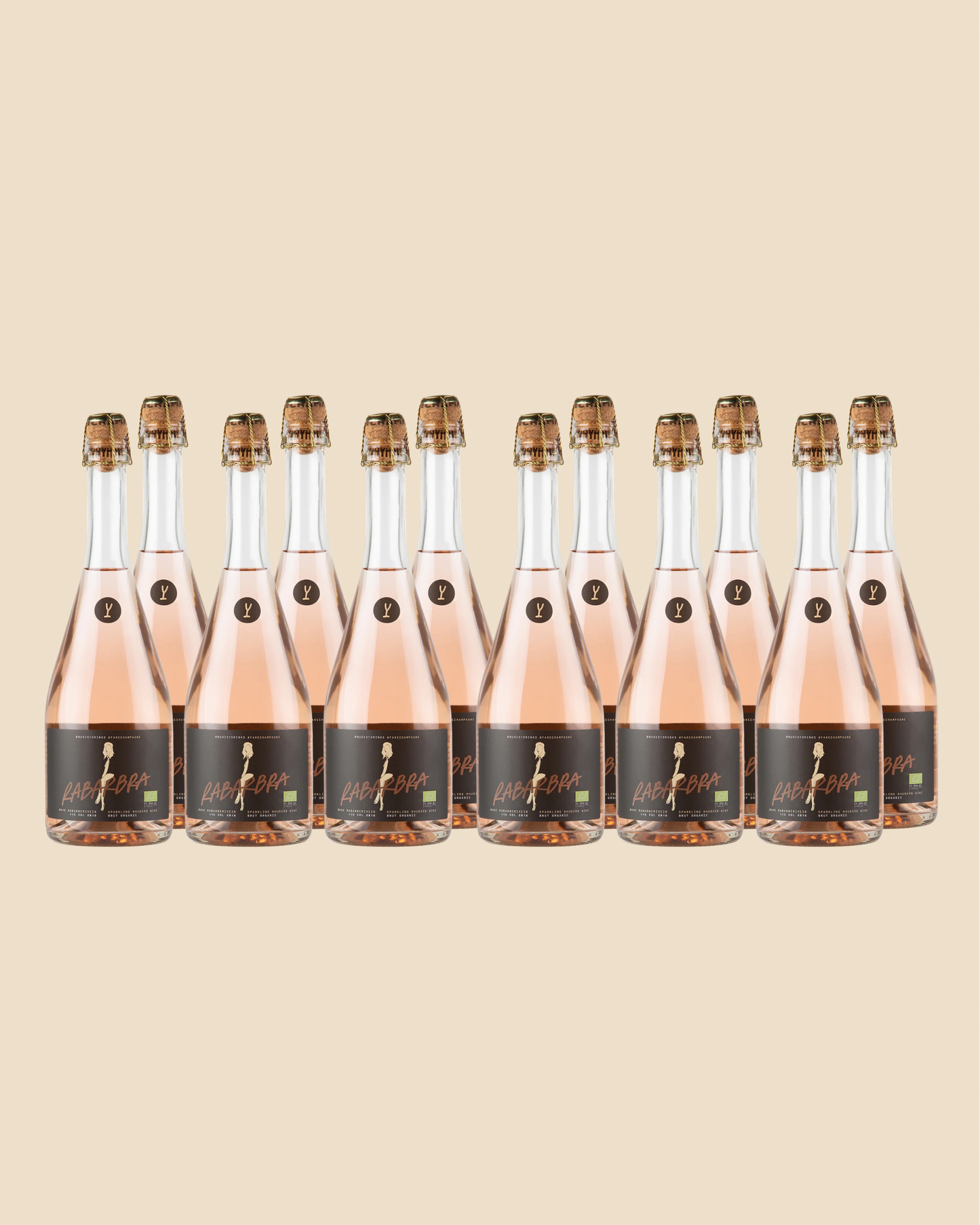 12 bottles Rabarbra Brut Organic